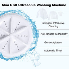 2 in 1 Mini Washing Machine